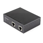 StarTech.com Industrial Gigabit PoE Injector - High Speed/High Power 90W - 802.3bt PoE++ 52V-56VDC DIN Rail UPoE/Ultra Power Over Ethernet Injector Adapter -40C to +75C Rugged - TAA