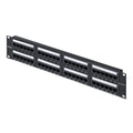StarTech.com 48-Port 2U Rackmount Cat6 Patch Panel, RJ45, UTP, 110 Punch-Down, Cat 6 Ethernet Patch Panel for Network Server Rack