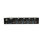 Tripp Lite B004-DPUA4-K 4-Port DisplayPort KVM Switch with Audio, Cables and USB 3.0 SuperSpeed Hub
