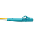 Tripp Lite N820-02M-OM5 100G Duplex Multimode 50/125 OM5 LSZH Fiber Optic Cable (LC/LC), Lime Green, 2 m