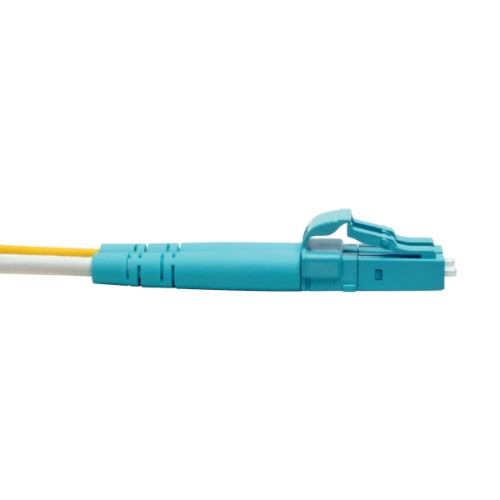 Tripp Lite N820-01M-OM5 LC to LC Multimode Duplex Fiber Optics Patch Cable, 1 Meter - 100Gb, 50/125, OM5, LC/LC, Lime Green