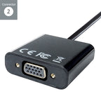 connektgear Mini DisplayPort to VGA Active Adapter - Male to Female (Mini DP Source)