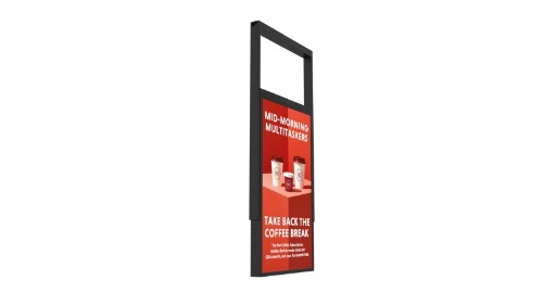 Allsee Technologies UDS49HD Double sided totem 124.5 cm (49") Wi-Fi 3500 cd/m² Full HD Black Built-in processor Android 7.1