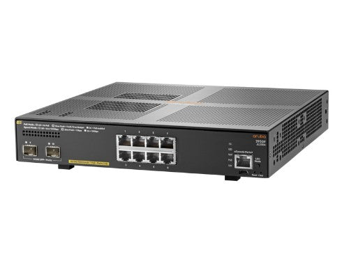 HPE Aruba Networking 2930F 8G PoE+ 2SFP+ Managed L3 Gigabit Ethernet (10/100/1000) Power over Ethernet (PoE) 1U