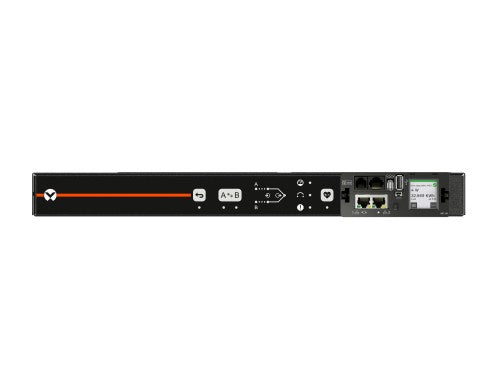 Vertiv Geist Rack Transfer Switch PDU with Next-Generation IMD| 10A/15A| 100V-240V| 1U| 1.4kW/2.4kW/2.3kW| 10 U-Lock C13 Outlet| 2 C14 inlet
