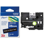 Brother TZE-365 DirectLabel white on black Laminat 36mm x 8m for Brother P-Touch TZ 3.5-36mm/HSE/6-36mm