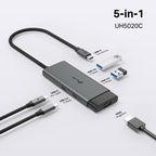 TP-Link UH5020C interface hub USB Type-C 5000 Mbit/s Grey
