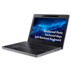 Acer TravelMate TMB311-33 N100 4GB/128GB W11P Intel® N N200 Laptop 29.5 cm (11.6") LPDDR5-SDRAM eUFS Wi-Fi 6E (802.11ax) Windows 11 Pro Education Black