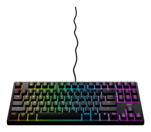 CHERRY XTRFY K4V2 RGB TKL keyboard Gaming USB QWERTY Spanish Black