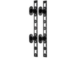 APC NetShelter Cable Management, Vertical Cable Manager, Fiber Organizer, Black, 86 x 766 x 106 mm