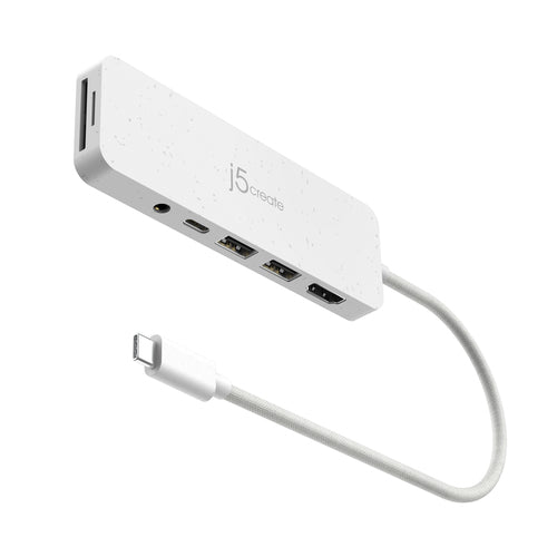 j5create JCD373EW - USB-C® Multi-Port Hub with Power Delivery