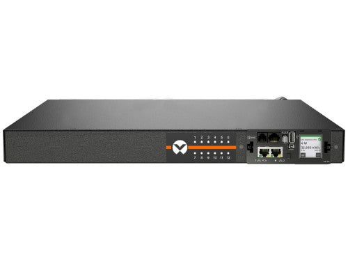 Vertiv Geist VP5U21A0 power distribution unit (PDU) 12 AC outlet(s) 1U Black