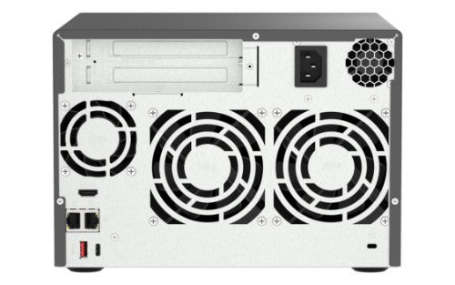 QNAP TVS-H674 NAS Tower Intel® Core™ i5 i5-12400 32 GB DDR4 0 TB QuTS hero Black