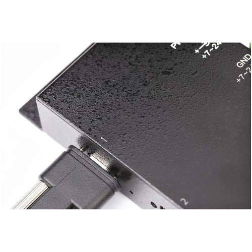 StarTech.com 4 Port USB C Hub 10Gbps - Metal Industrial USB-C Hub - 2x USB-C & 2x USB-A - ESD Surge Protection - USB-C or USB-A Host - Self-Powered Mountable USB 3.2 Gen 2 Type-C Hub - TAA