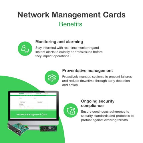 Schneider Electric Network Management Card LCES2 with Modbus, Ethernet and Aux Sensors