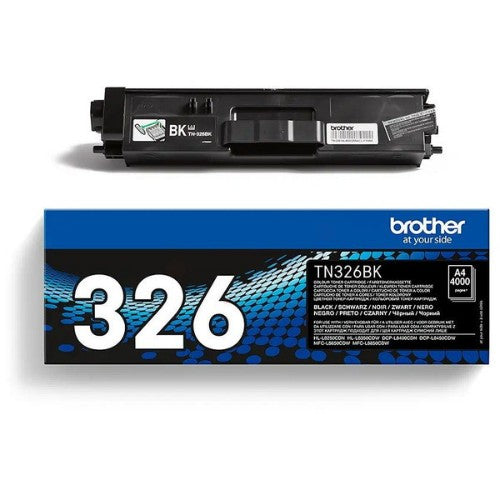 Brother TN-326BK Toner-kit black high-capacity, 4K pages ISO/IEC 19798 for Brother DCP-L 8400/8450/HL-L 8250
