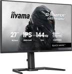 iiyama G-MASTER Get ahead with the 27" GB2741QSU Black Hawk monitor with IPS Panel Technology, 1ms MPRT and height adjustabe stand