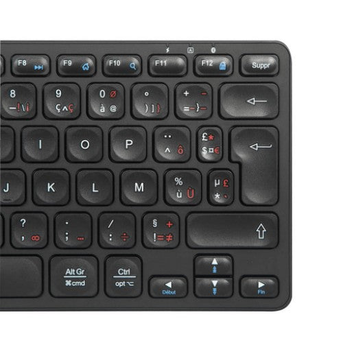 Targus AKB862FR keyboard Universal Bluetooth AZERTY French Black