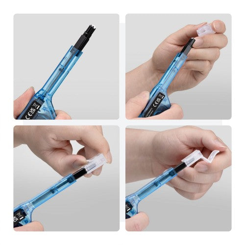 StarTech.com Fiber Optic Cleaning Pen, MPO Fiber Cleaner for MPO/MTP Connectors and Ports, Fiber Optic Cleaner Pen
