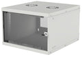 Intellinet 19" Network Cabinet - Wall Mount (Basic), 6U, 560mm Deep, Grey, Flatpack, Max 50kg, Usable Depth 500mm, Glass Door, Rack, Parts for wall installation (eg screws and rawl plugs) not included