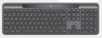 Logitech Signature Slim Solar + K980 for Business keyboard Universal RF Wireless + Bluetooth QWERTY UK English Graphite