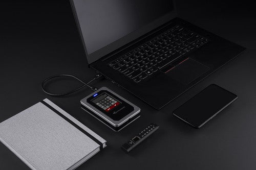 DataLocker DL4 FE, 7.6TB SSD, FIPS 140-3 L3, AES 256-bit, Touchscreen, USB 3.2 Gen 1