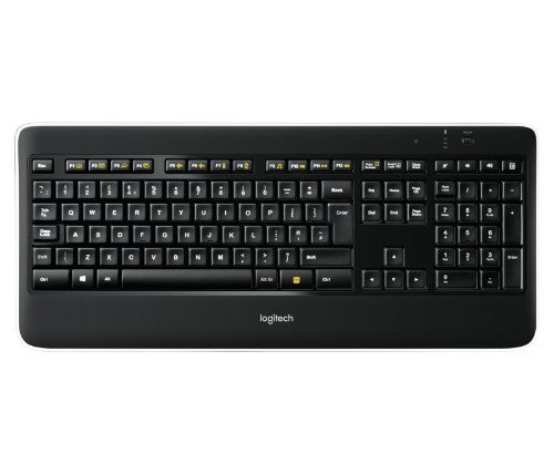Logitech Wireless Illuminated K800 keyboard Office RF Wireless QWERTY Italian Black