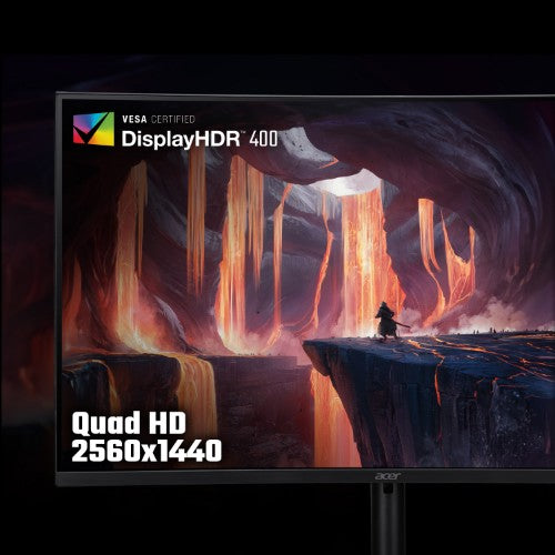Acer NITRO XZ2 Nitro XZ322QUV3 curved gaming monitor - 31.5", 1500R, Quad HD, 180Hz, 1ms, FreeSync, DisplayHDR 400, HDMI & DP