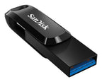 SanDisk Ultra Dual Drive Go USB flash drive 64 GB USB Type-A / USB Type-C 3.2 Gen 1 (3.1 Gen 1) Black