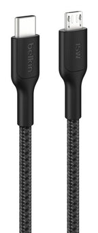 Belkin BoostCharge Pro USB cable 1 m USB C Micro-USB A Black