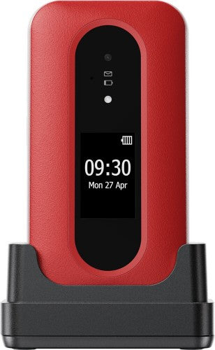 Doro Leva L30 7.11 cm (2.8") 142.7 g Red, White Feature phone