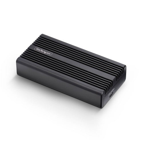 StarTech.com USB4 M.2 NVMe Enclosure, 40Gbps, External USB-C/Thunderbolt NVMe SSD Enclosure, Aluminum Heatsink Case, B+M/M-Key