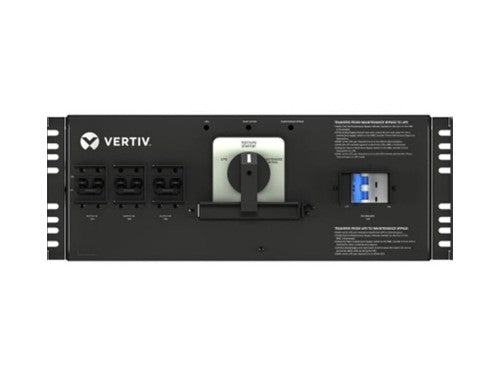 Vertiv VMBC-20KIRT4U maintenance bypass panel (MBP) 230 - 400 V Black 20000 A