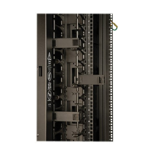 Tripp Lite SR42UBWDVRT 42U SmartRack Wide Standard-Depth Rack Enclosure Cabinet with Two Pre-Installed SRCABLEVRT3, with sides & doors
