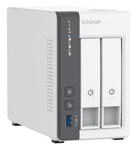 QNAP TS-216G NAS/storage server Tower Cortex-A Cortex-A55 4 GB HDD White