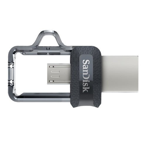 SanDisk 173386 USB flash drive 128 GB USB Type-A / Micro-USB Black, Transparent