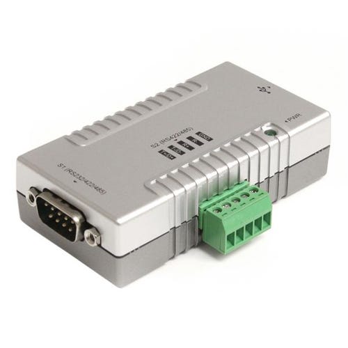 StarTech.com 2 Port USB to RS232 RS422 RS485 Serial Adapter with COM Retention - TAA