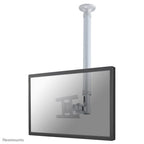 Neomounts FPMA-C100SILVER Monitor/TV mount ceiling 10-30" - h 79-129 cm