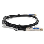 AddOn Networks QDD-400-CU0-5M-AO InfiniBand/fibre optic cable 0.5 m QSFP-DD DAC Black