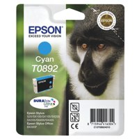 Epson C13T08924011/T0892 Ink cartridge cyan, 170 pages ISO/IEC 24711 3,5ml for Epson Stylus S 20/SX 115/SX 415