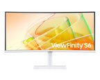 Samsung LS34C650TAU Computer Monitor 86.4 cm (34") 3440 x 1440 pixels 4K Ultra HD LED White