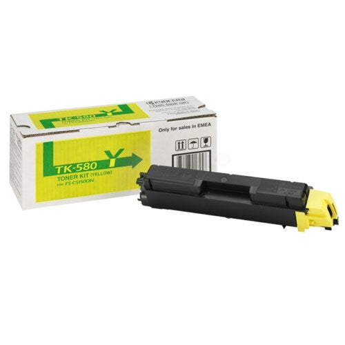 Kyocera 1T02KTANL0/TK-580Y Toner yellow, 2.8K pages ISO/IEC 19798 for Kyocera FS-C 5150