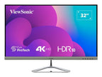 Viewsonic VX3276-4K-MHD-2 computer monitor 81.3 cm (32") 3840 x 2160 pixels 4K Ultra HD LCD Black, Silver