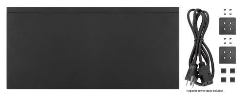 Intellinet 28-Port L2+ Fully Managed PoE+ Switch with 24 Gigabit Ethernet Ports and 4 SFP+ Uplinks IEEE 802.3at/af (PoE+/PoE) Compliant, 370 W PoE Power Budget, Layer 2+/Layer 3 Lite, Four 10G SFP+ Open Slots, Self-Healing Network, 19" Rackmount (with UK