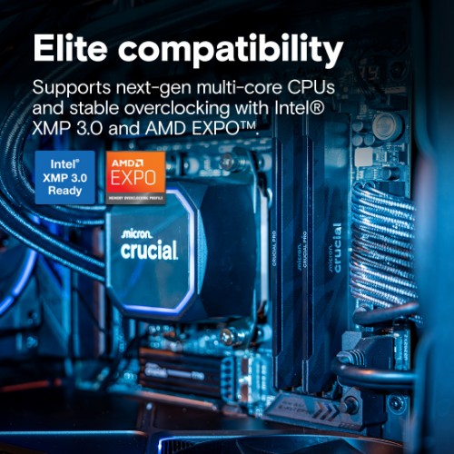 Crucial Pro CP2K16G64C32U5B memory module 32 GB 2 x 16 GB DDR5 6400 MT/s