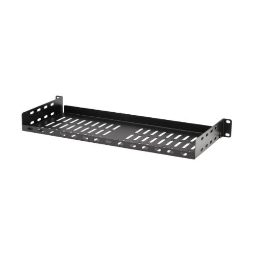 Tripp Lite SRSHELF2P1USHRT SmartRack Cantilever Fixed Steel Rack Shelf - 1U, Vented, 7 in. (17.8 cm) Deep, Holds up to 40 lb. (18 kg)