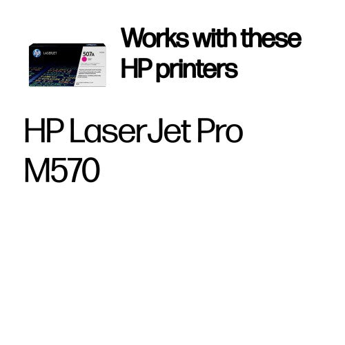 HP CE403A/507A Toner cartridge magenta, 6K pages ISO/IEC 19798 for HP LaserJet EP 500