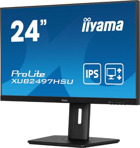 iiyama 24” IPS technology panel with height adjustable stand and 100Hz refresh rate