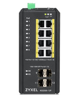 Zyxel RGS200-12P Managed L2 Gigabit Ethernet (10/100/1000) Power over Ethernet (PoE) Black