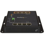 StarTech.com Industrial 8 Port Gigabit PoE Switch - 4 x PoE+ 30W - Power Over Ethernet - Hardened GbE Layer/L2 Managed Switch - Rugged High Power Gigabit Network Switch IP-30/-40C to +75C - TAA